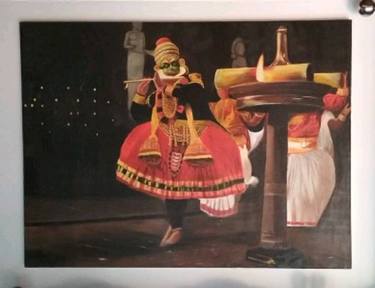 Original Photorealism Classical mythology Paintings by Krishnan Unni