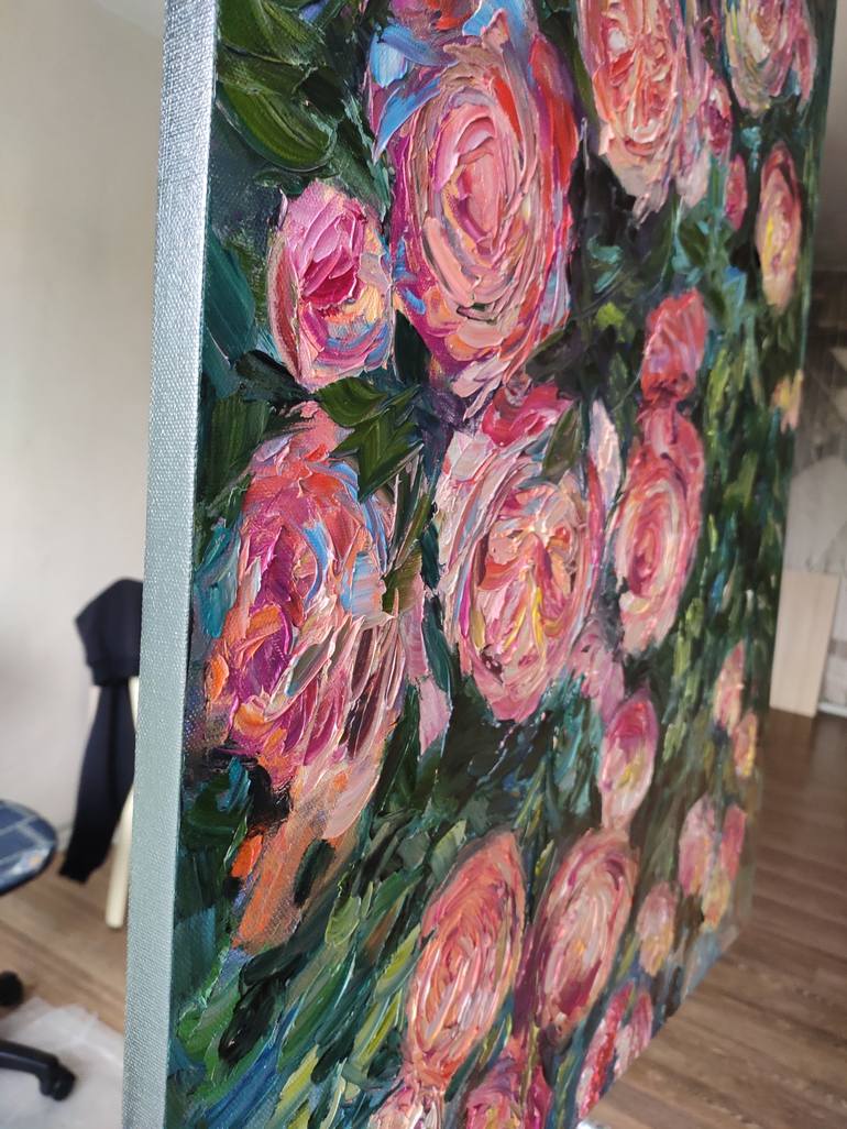 Original Expressionism Floral Painting by Sulamita Art