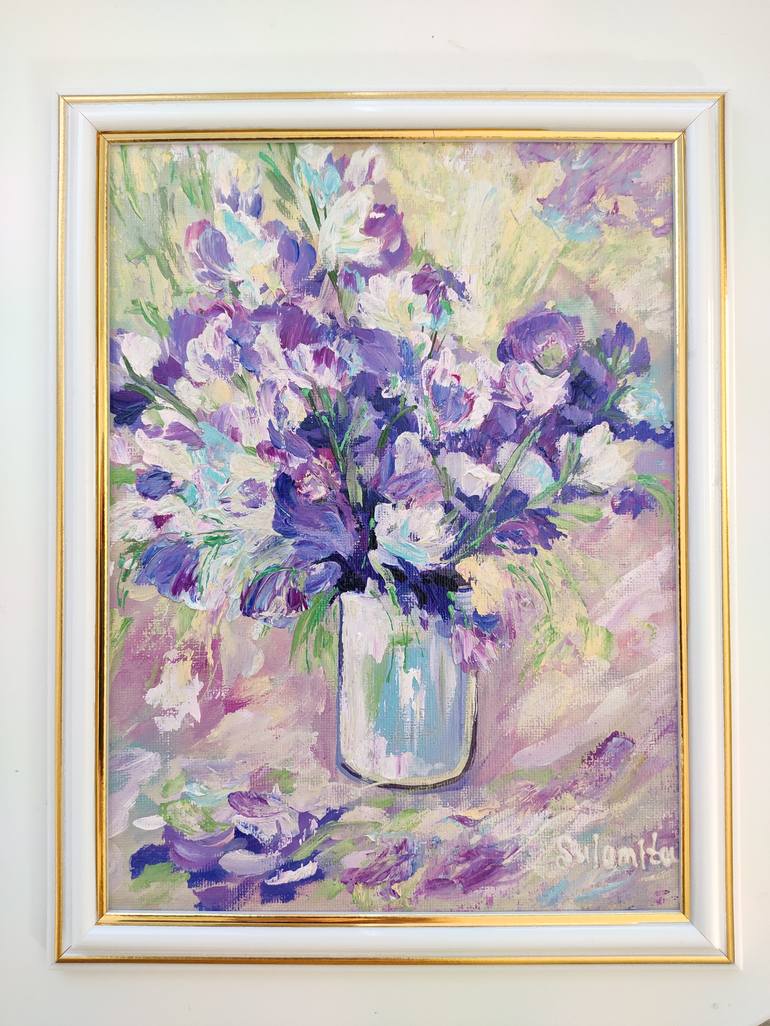 Original Expressionism Botanic Painting by Sulamita Art