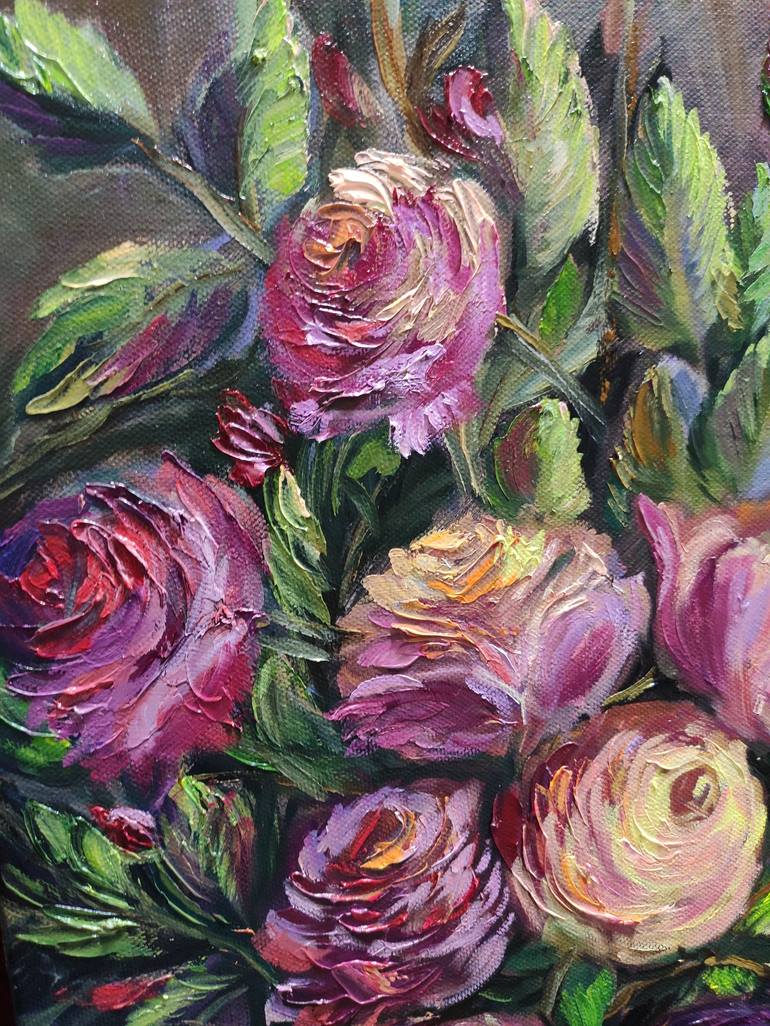 Original Expressionism Botanic Painting by Sulamita Art