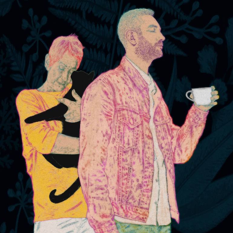 Original Contemporary People Digital by Steve Moors