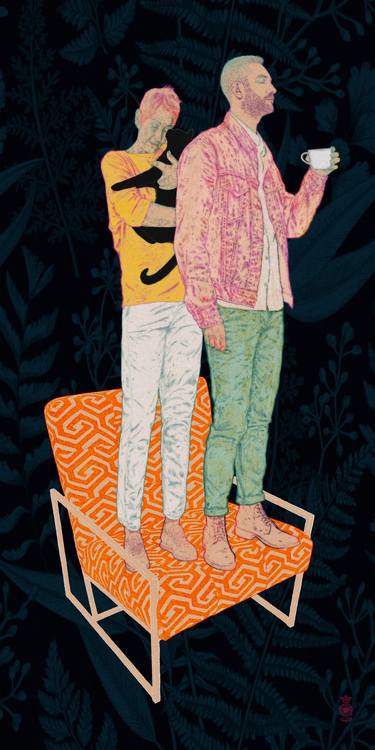 Original Figurative People Digital by Steve Moors