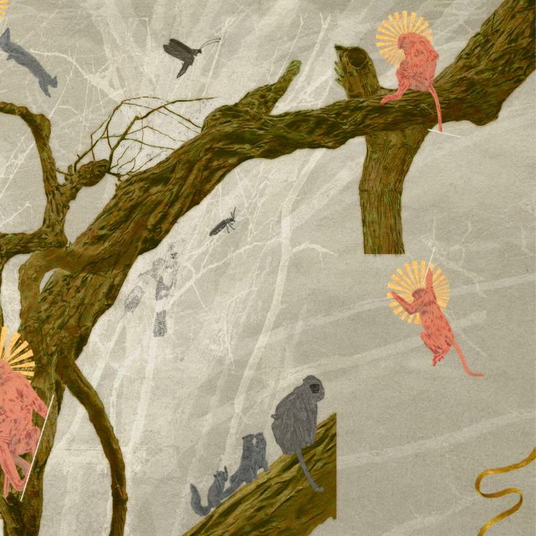 Original Figurative Animal Digital by Steve Moors