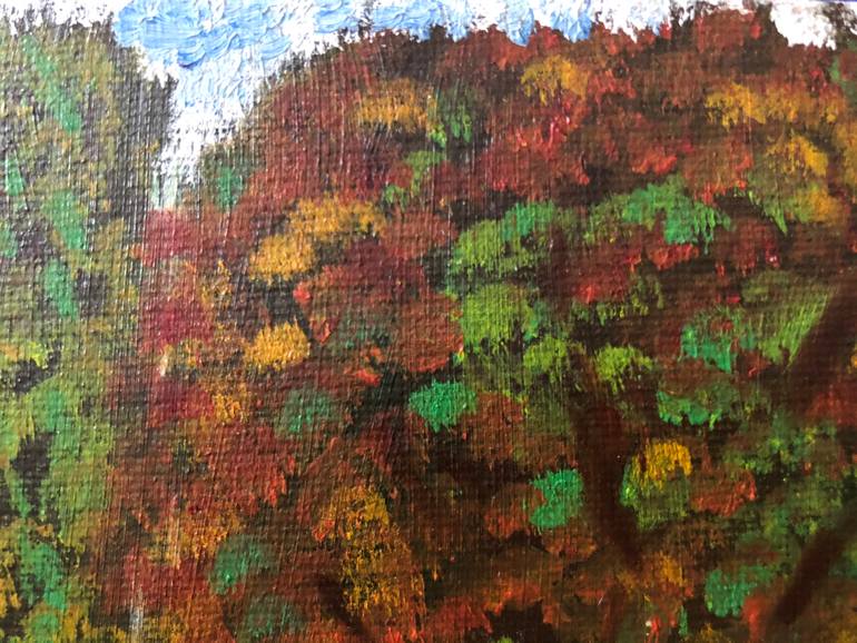 Original Expressionism Transportation Painting by Laura Smith-Riva