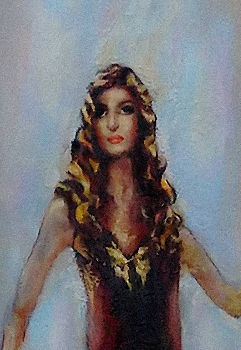 Original Expressionism Women Painting by Ilgonis Rinkis