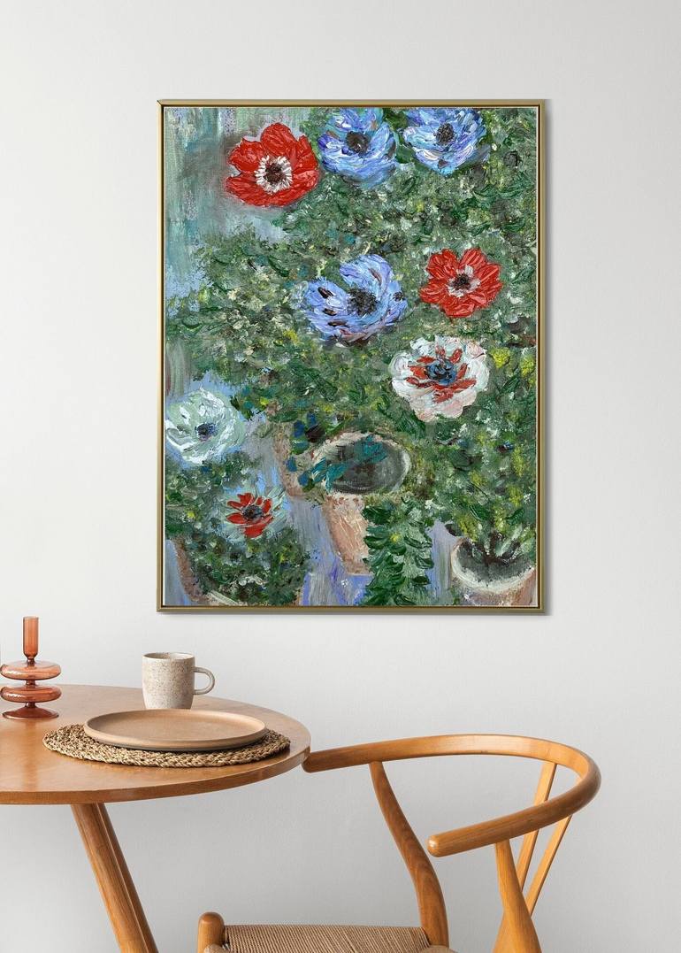 Original Impressionism Floral Painting by Elena Yarovaya