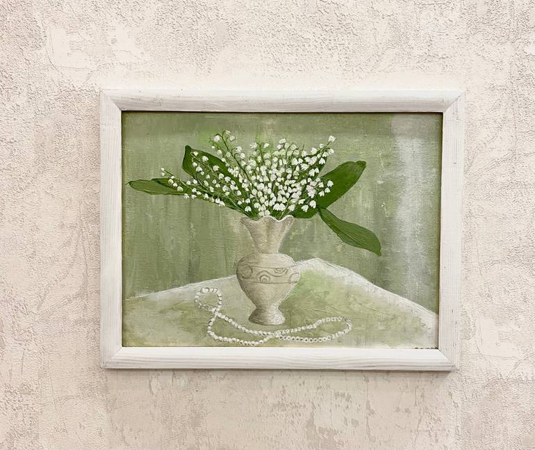 Original Classicism Floral Painting by Olena Yarova