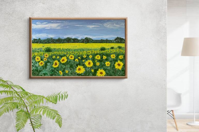 Original Classicism Landscape Painting by Olena Yarova