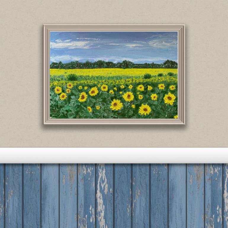 Original Classicism Landscape Painting by Olena Yarova
