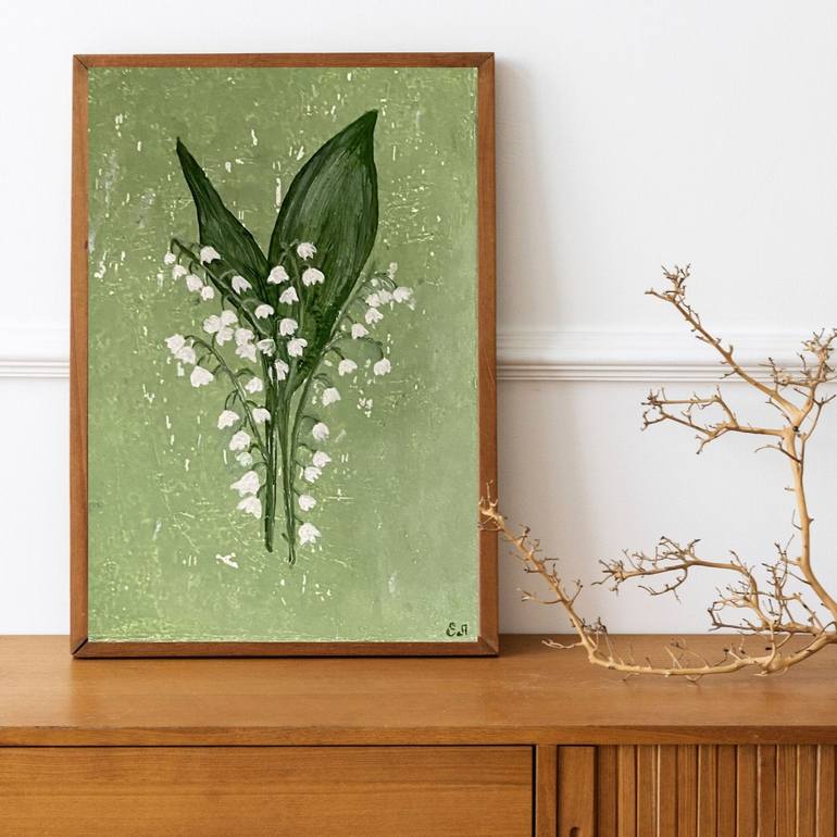 Original Classicism Floral Painting by Olena Yarova