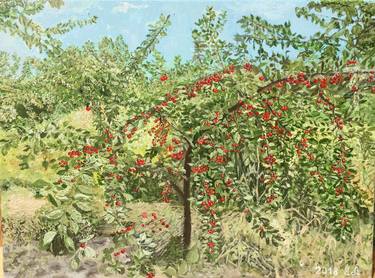 Print of Impressionism Garden Paintings by Elena Yarovaya
