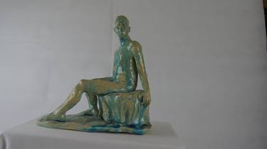 Original Men Sculpture by Nick Bennett