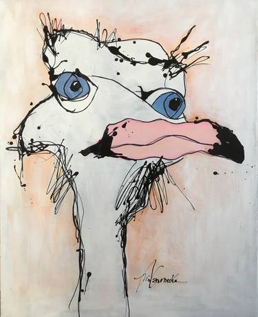 Print of Animal Paintings by Ania Czarnecka