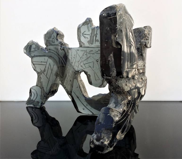 Original Abstract Expressionism Abstract Sculpture by Igor Frolov