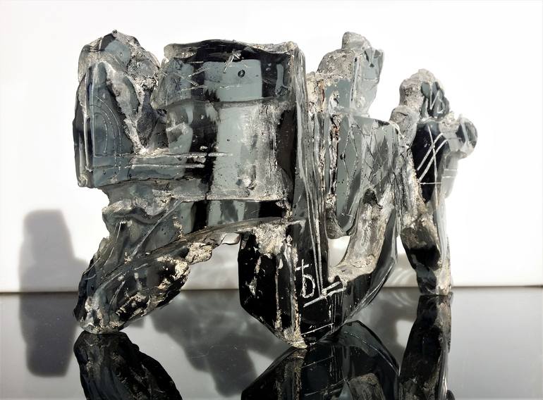 Original Abstract Expressionism Abstract Sculpture by Igor Frolov