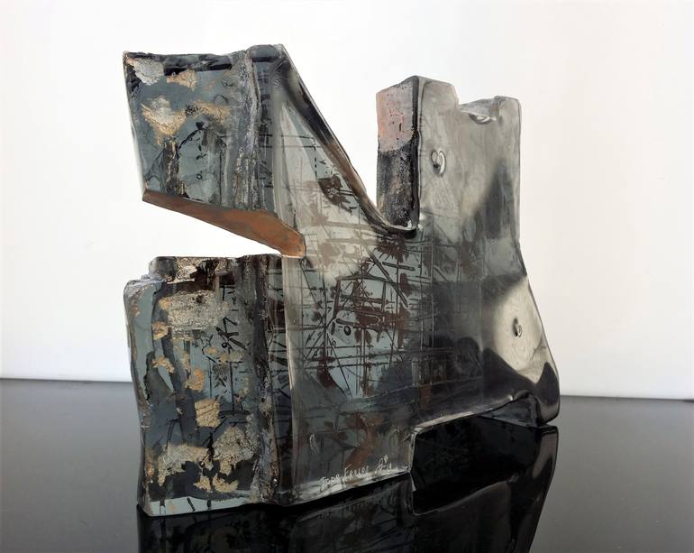 Original Abstract Expressionism Abstract Sculpture by Igor Frolov