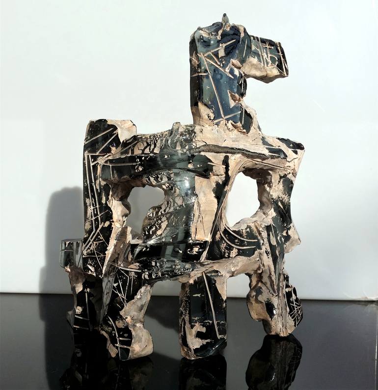 Original Abstract Expressionism Abstract Sculpture by Igor Frolov