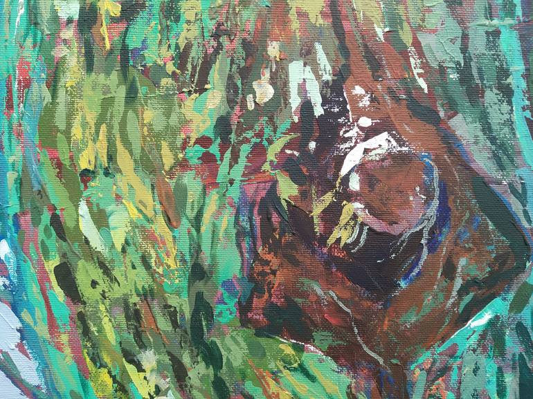Original Abstract Nature Painting by Alexander Mikhaylov