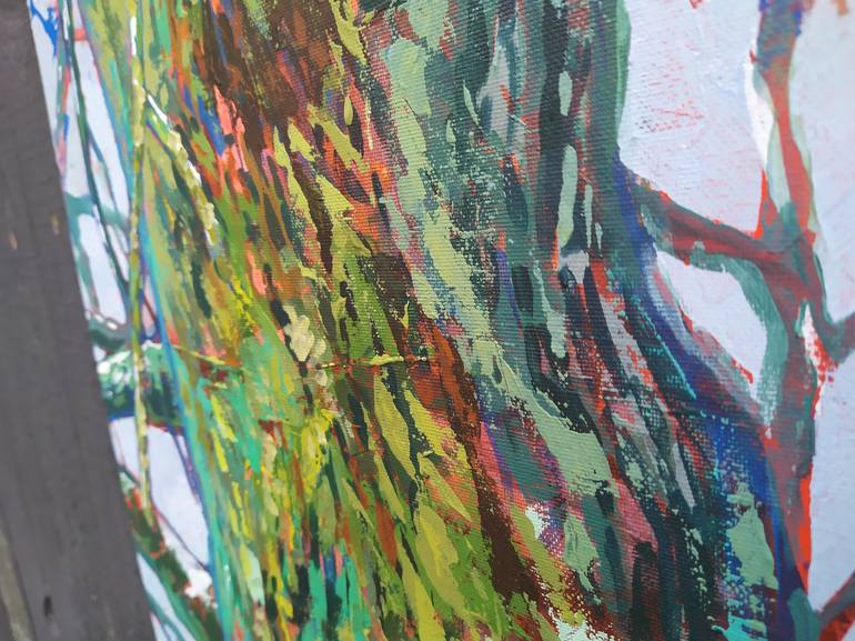 Original Abstract Nature Painting by Alexander Mikhaylov