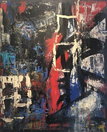 Original Abstract Expressionism Abstract Paintings by Jacki Rosen