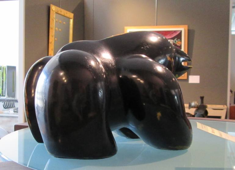 Original Figurative Animal Sculpture by Gilles Quéré