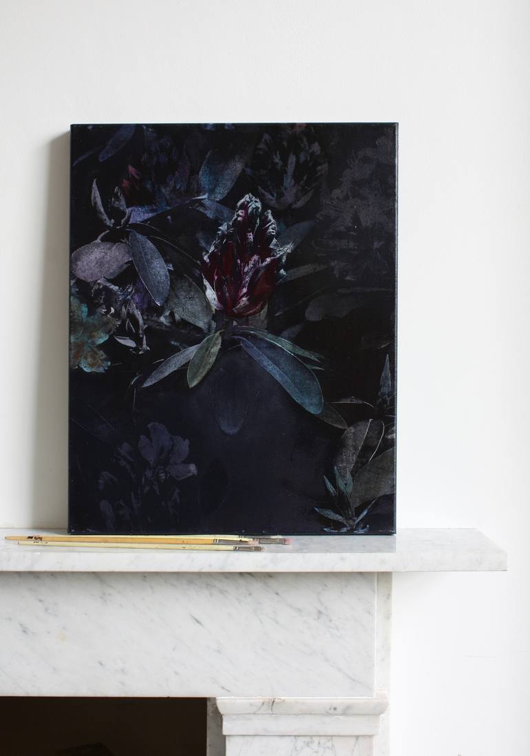 Original Floral Painting by Marianne Nix