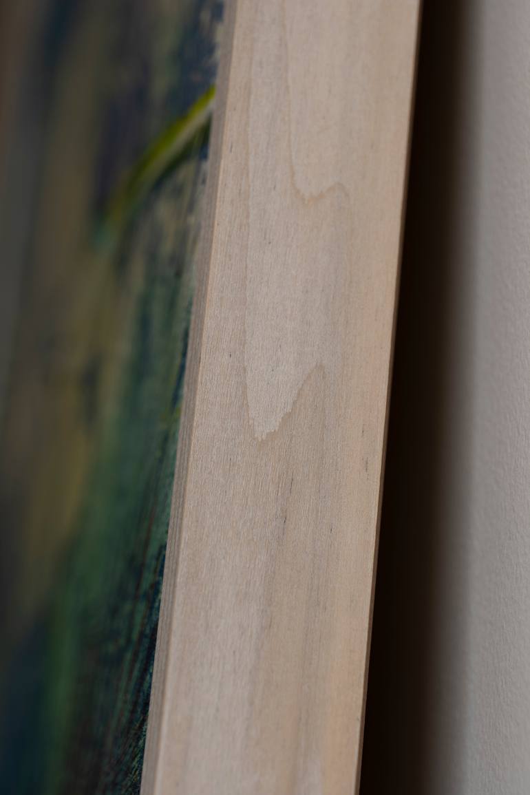 Original Abstract Botanic Painting by Marianne Nix