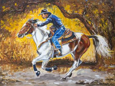Print of Fine Art Horse Paintings by Helena Grocholová