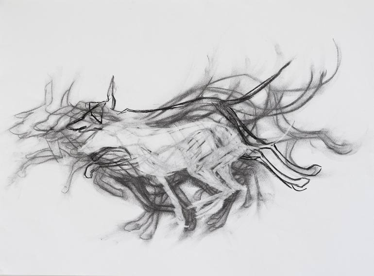 Instinct 1 Drawing by Roberta Young | Saatchi Art