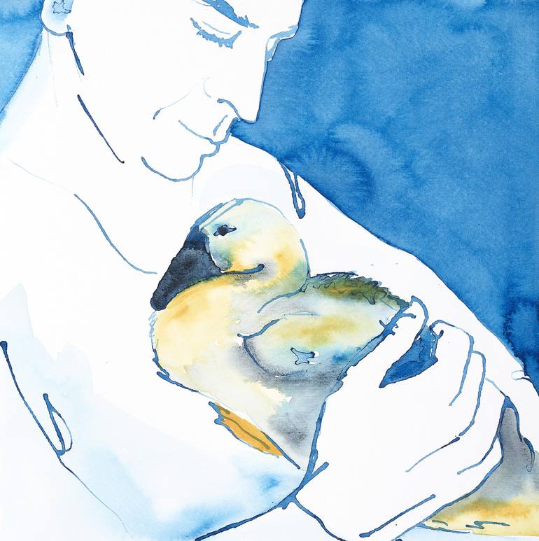 Print of Abstract Animal Paintings by Roberta Young