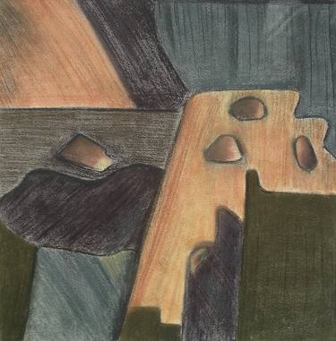 Original Abstract Landscape Drawings by Sue Purcell