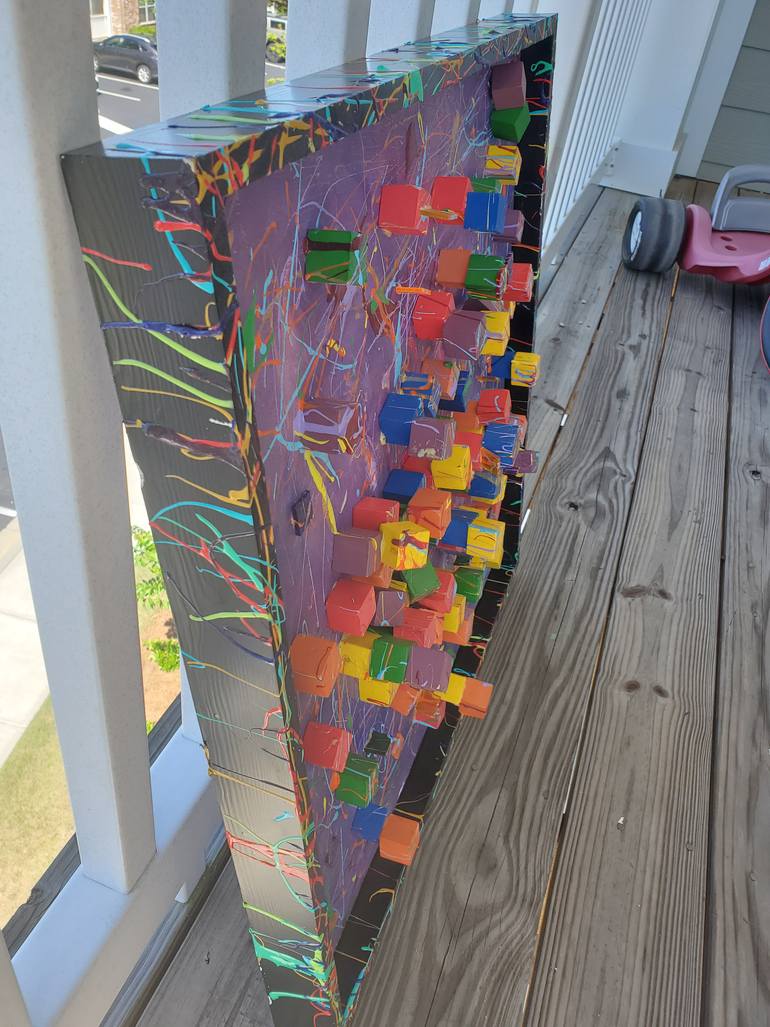 Original Abstract Expressionism Abstract Installation by Whitley Howard