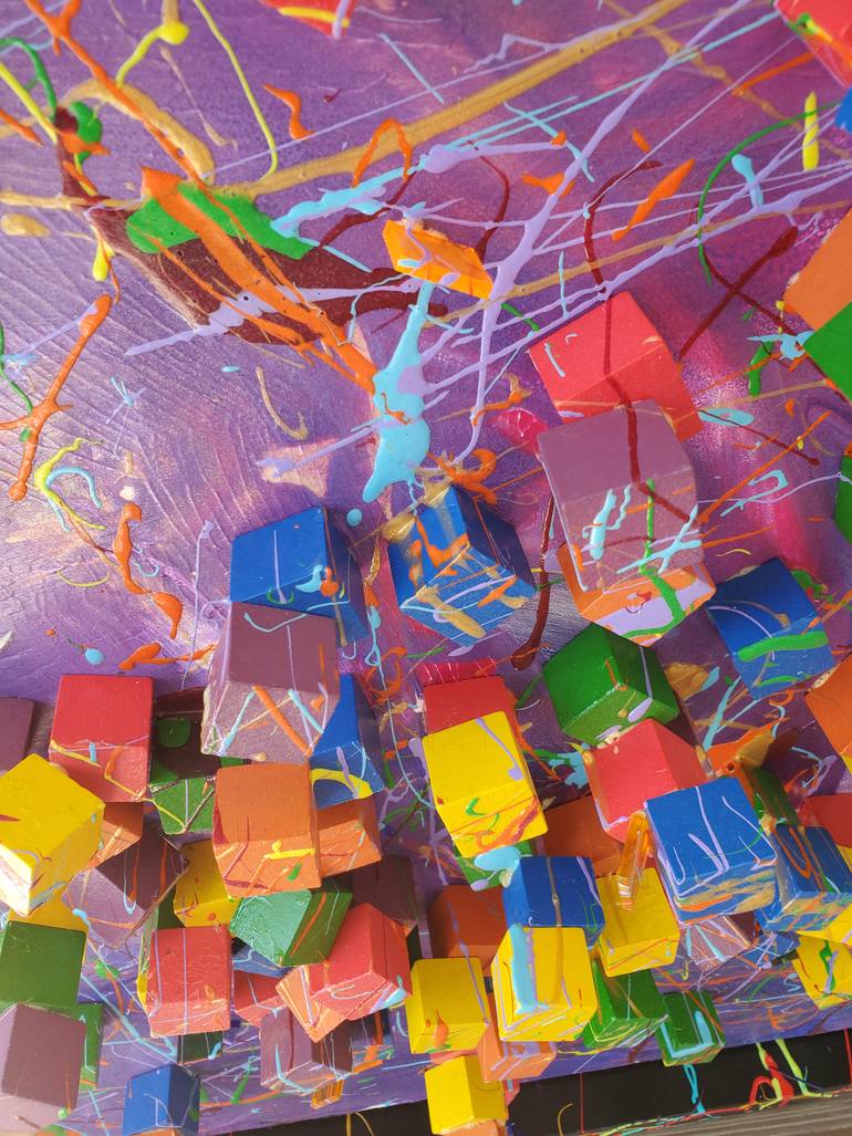 Original Abstract Expressionism Abstract Installation by Whitley Howard