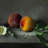 Two peaches by Davit  Davtyan