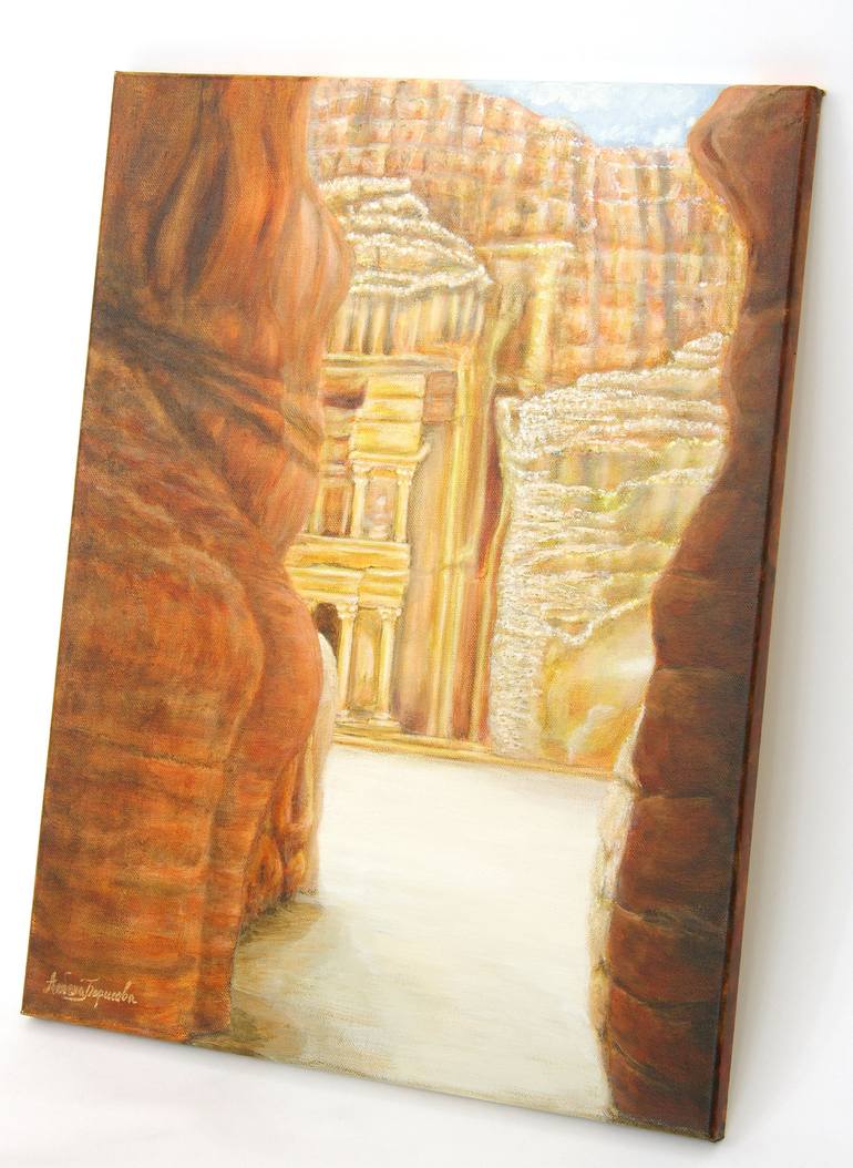 Original Modernism Landscape Painting by Albena Borisova