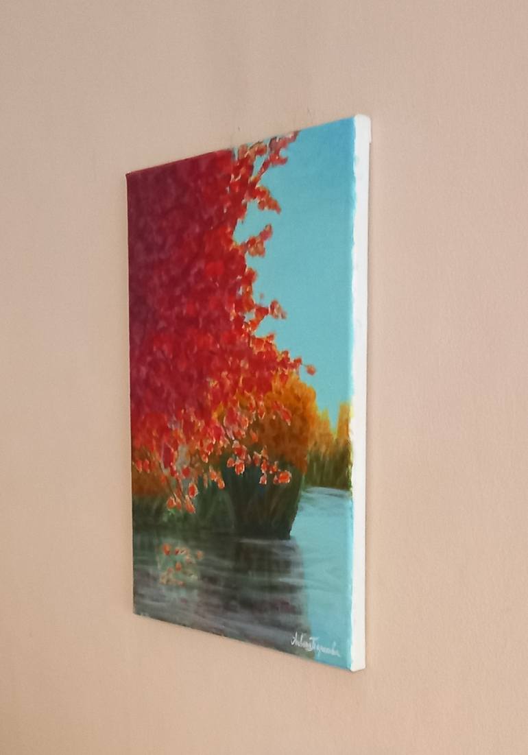 Original Impressionism Landscape Painting by Albena Borisova