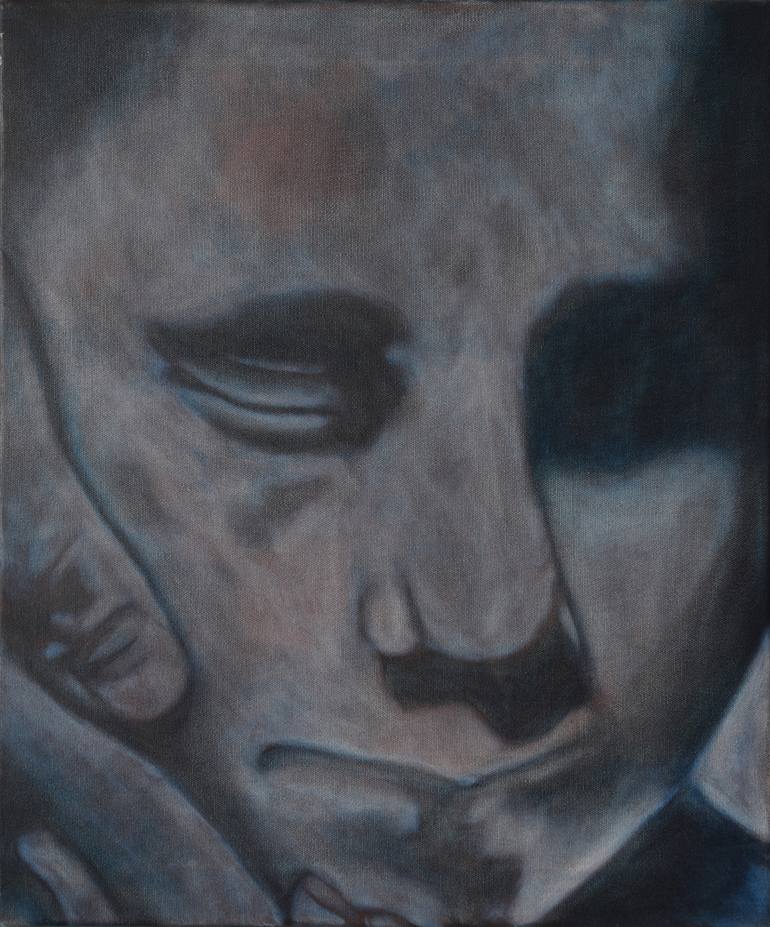Original Expressionism Children Painting by Mike Wosnitzka