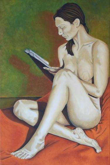 "la vie colorée / woman with book" thumb