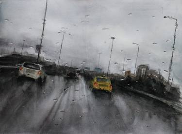 Print of Expressionism Transportation Paintings by Miltiades Salvanos