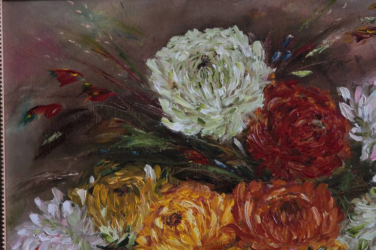 Original Fine Art Floral Painting by Inga Log