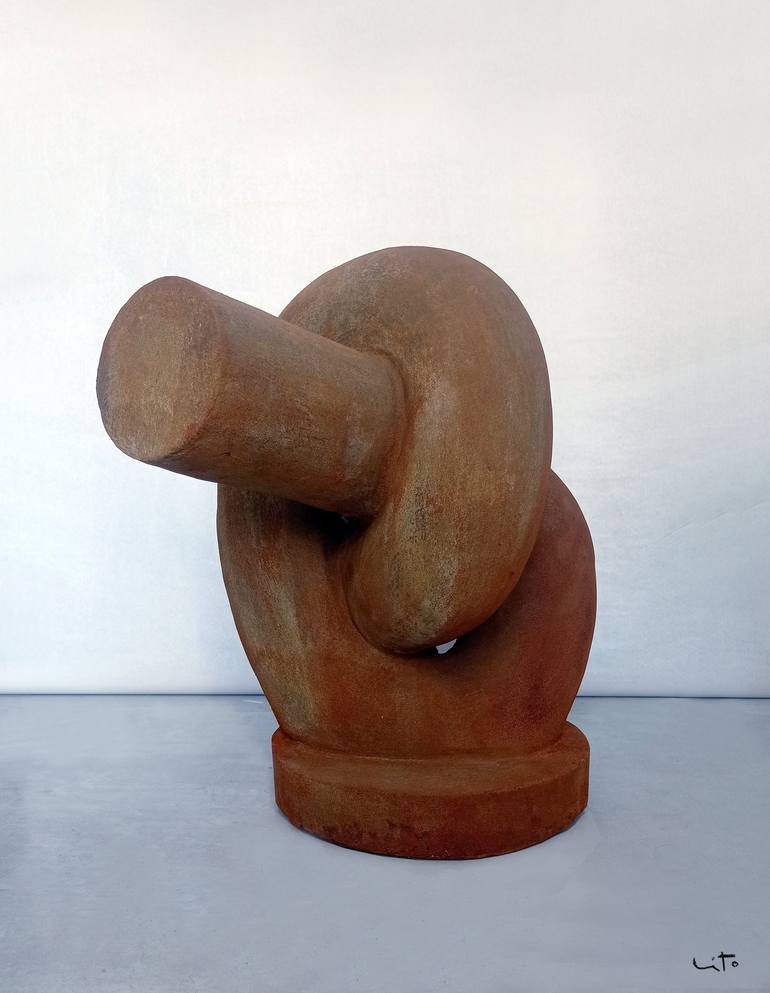 Original Abstract Sculpture by Lito Barreiro