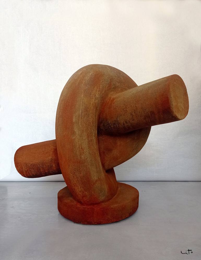 Original Abstract Sculpture by Lito Barreiro