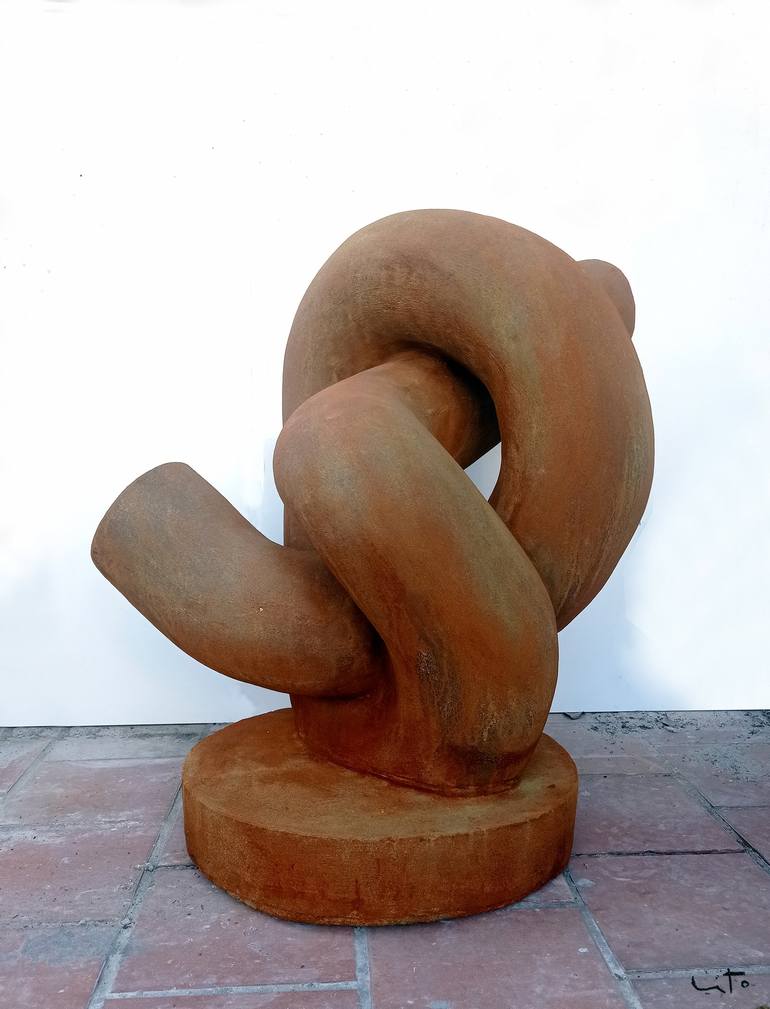 Original Expressionism Abstract Sculpture by Lito Barreiro