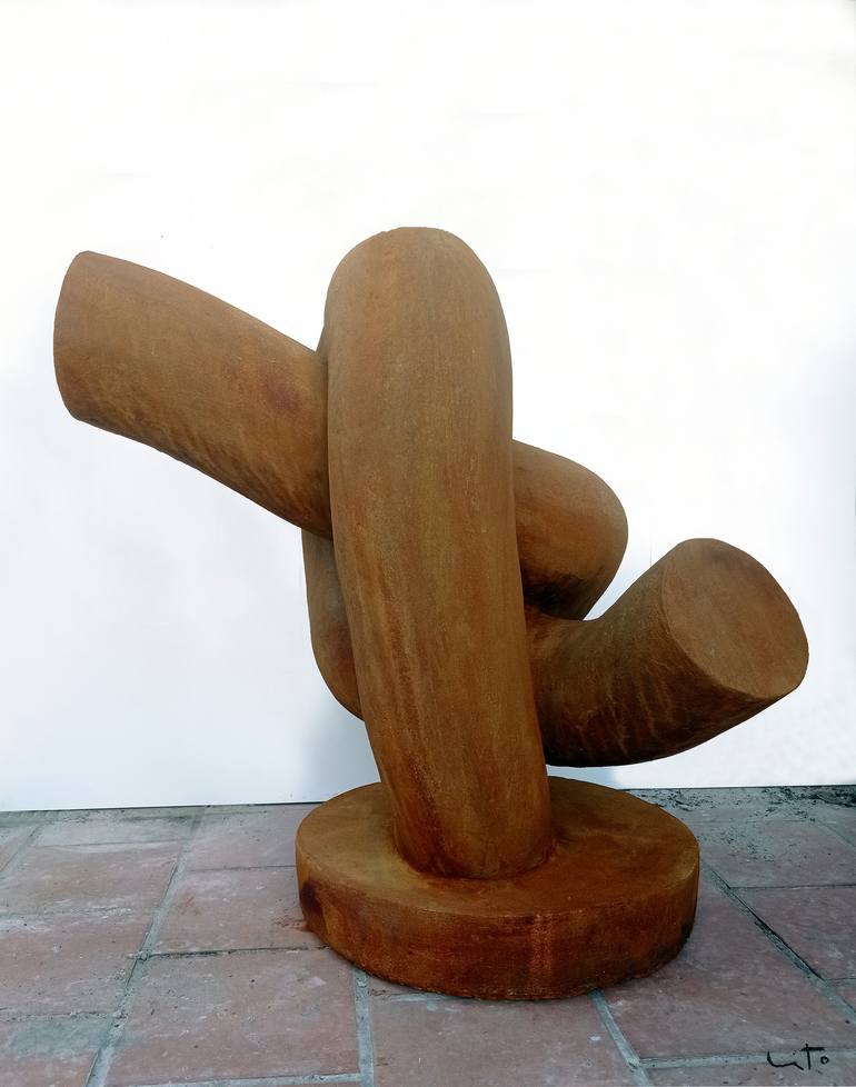 Original Expressionism Abstract Sculpture by Lito Barreiro