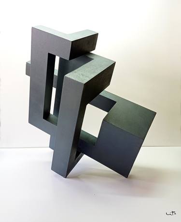 Original Contemporary Geometric Sculpture by Lito Barreiro