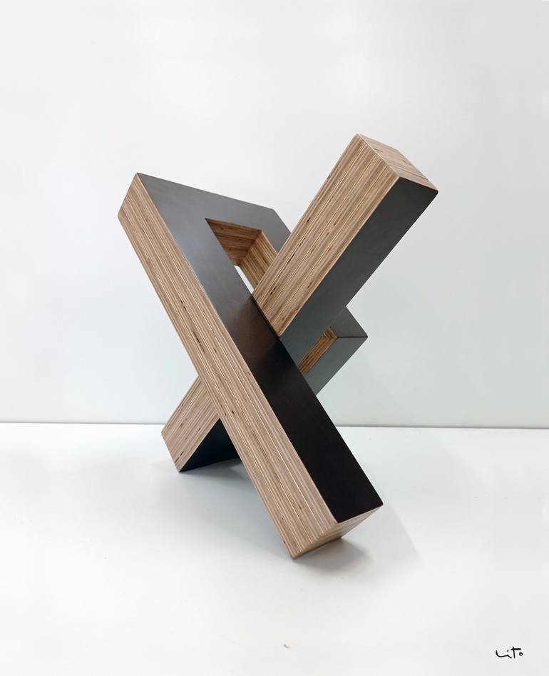 Original Minimalism Abstract Sculpture by Lito Barreiro