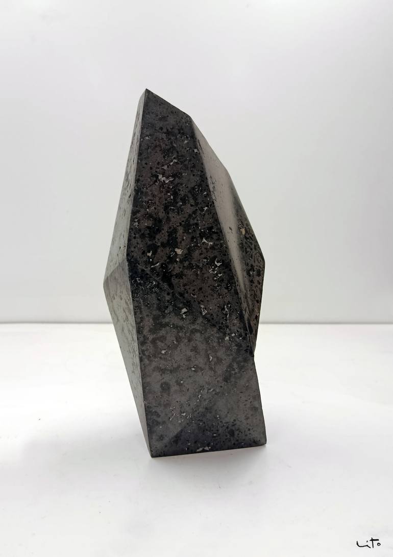 Original Abstract Expressionism Geometric Sculpture by Lito Barreiro