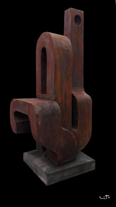 Original Abstract Sculpture by Lito Barreiro