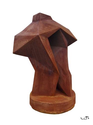 Original Abstract Sculpture by Lito Barreiro