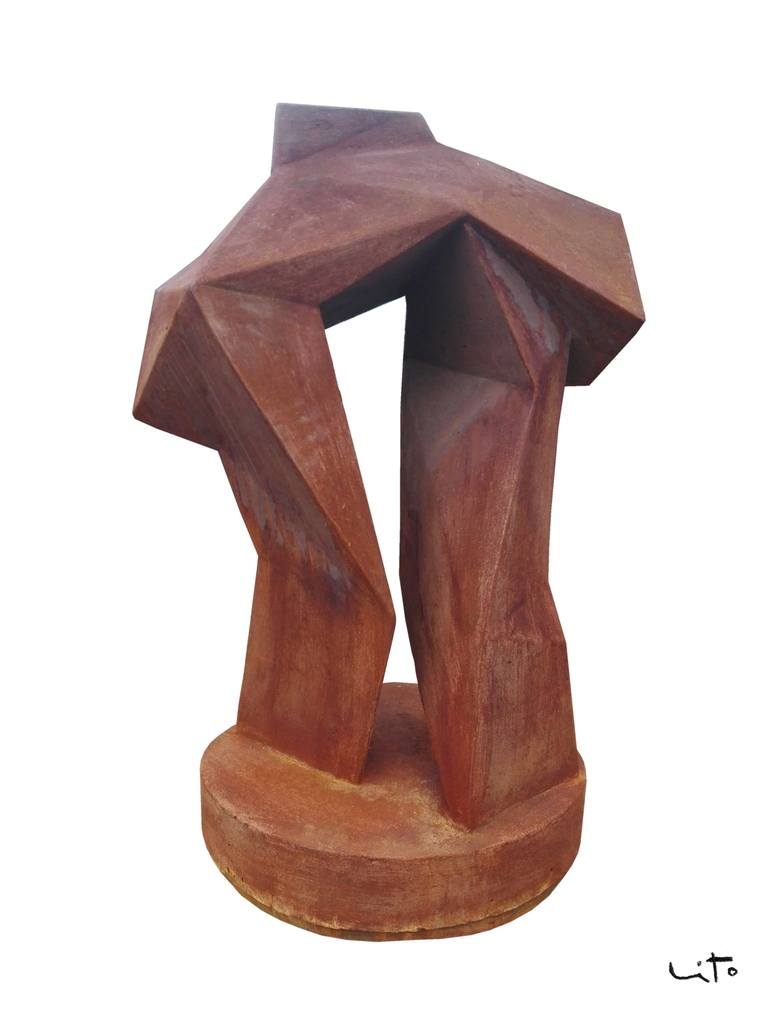 Original Minimalism Abstract Sculpture by Lito Barreiro